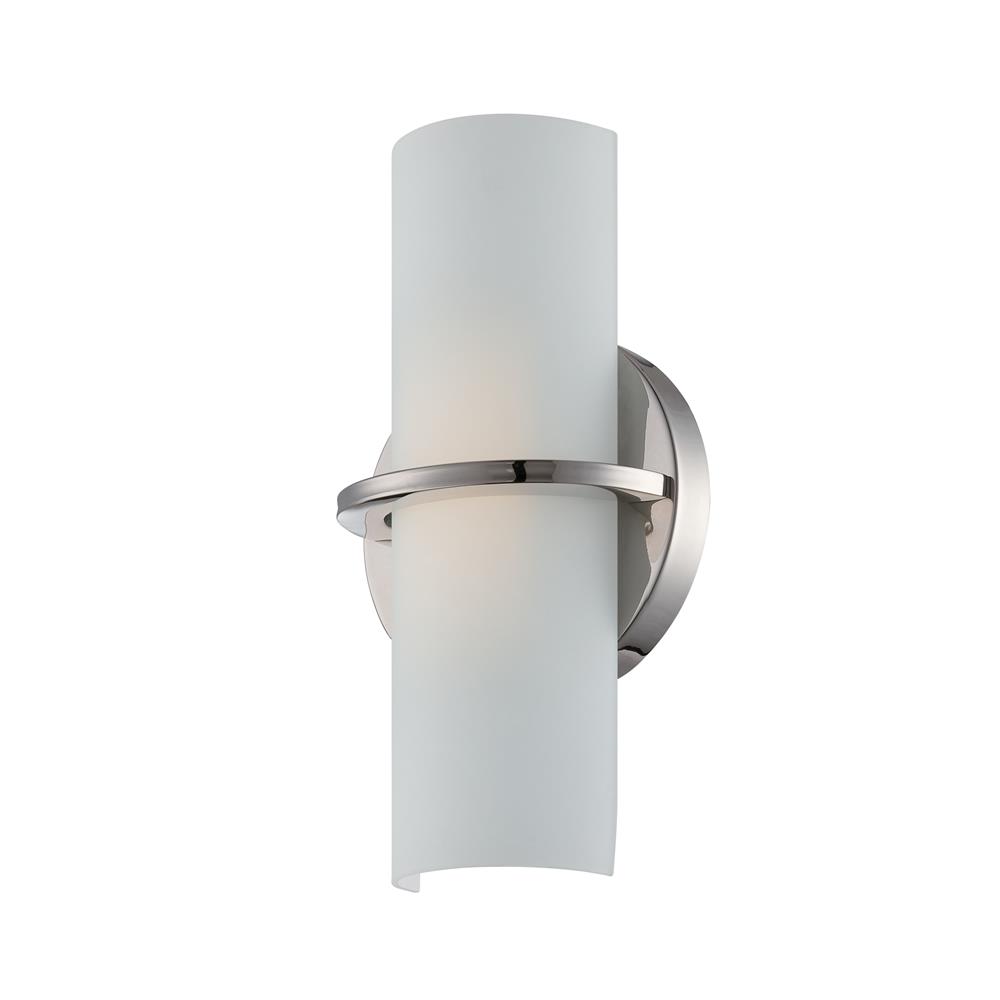Nuvo Lighting 62/185  Tucker - LED Wall Sconce in Polished Nickel Finish